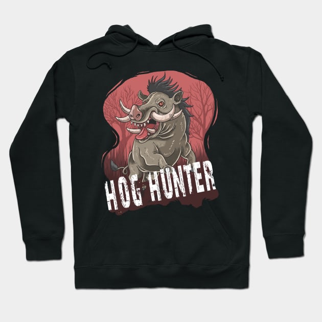 hog hunter, Hoodie by JayD World